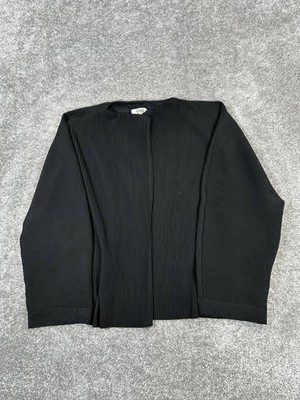 【希少】COS ニットカーディガン　ブラック　XS Cos Sweater Womens Xs Black Ribbed Open Front Cardigan * | eBay