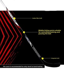 [2-Pack]Multicolour Ice Hockey Sticks【No warranty】Carbon Fiber Hockey Sticks P92