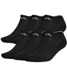 Free Shipping Original adidas Men's Cushioned Athletic 6-Pack No Show Socks