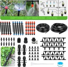 MIXC 226 FT Drip Irrigation System Kit, Automatic Watering System for Garden Gr