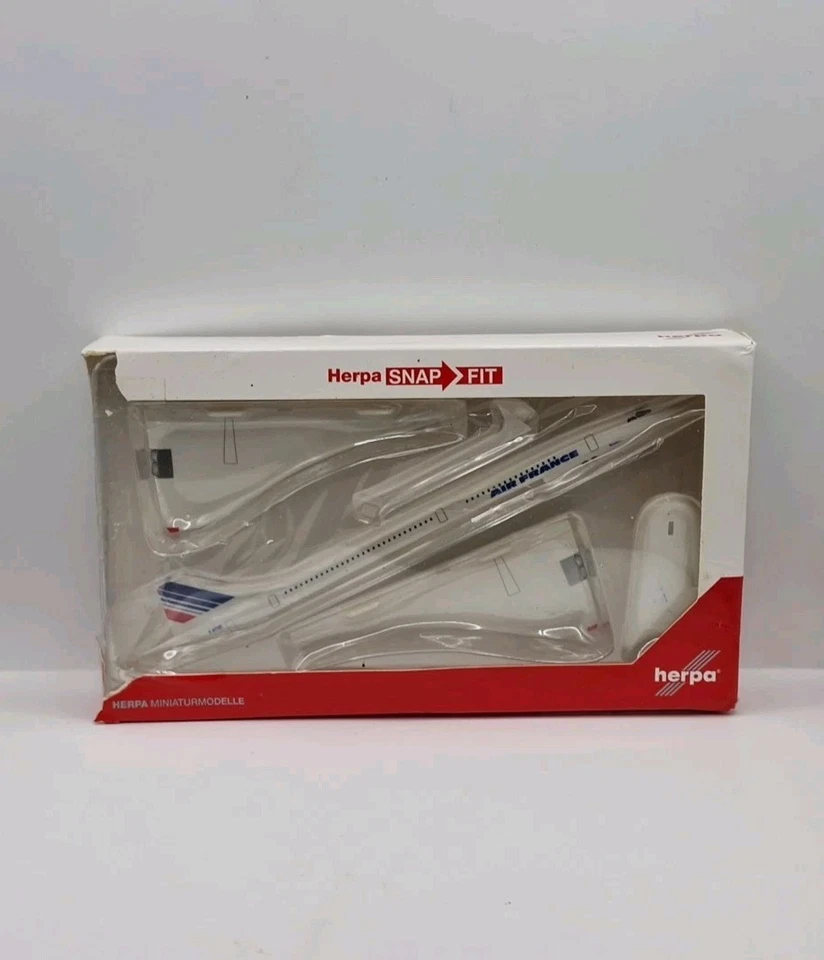 Herpa 605816-001 - 1/250 Snap Fit - Air France Concorde – F-BVFB - Neu