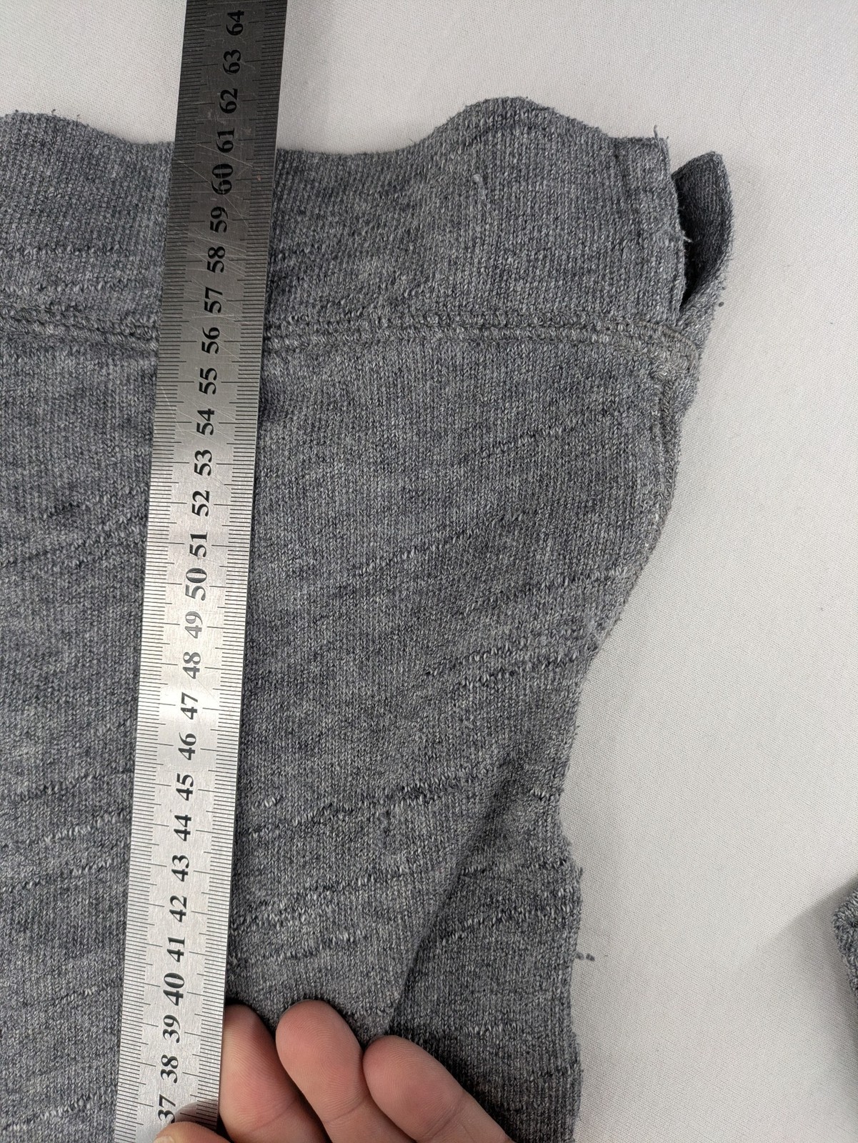 Abercrombie & Fitch Damen Sweatshirt Pullover Gr M Grau Meliert Langarm Verziert image 9