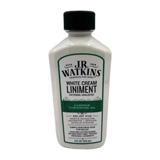 J.R. Watkins White Cream Liniment -  External Analgesic - 11 fl oz (325 mL) New