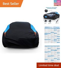 Waterproof Car Cover All Weather Snowproof Uv Protection Windproof Outdoor Fu... Waterproof Car Cover All Weather Snowproof Uv Protection Windproof Outdoor Fu...
