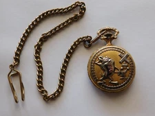 ACME Armitron Quartz Pocket Watch Taz Tasmanian Devil Railroad 1996 NOT WORKING