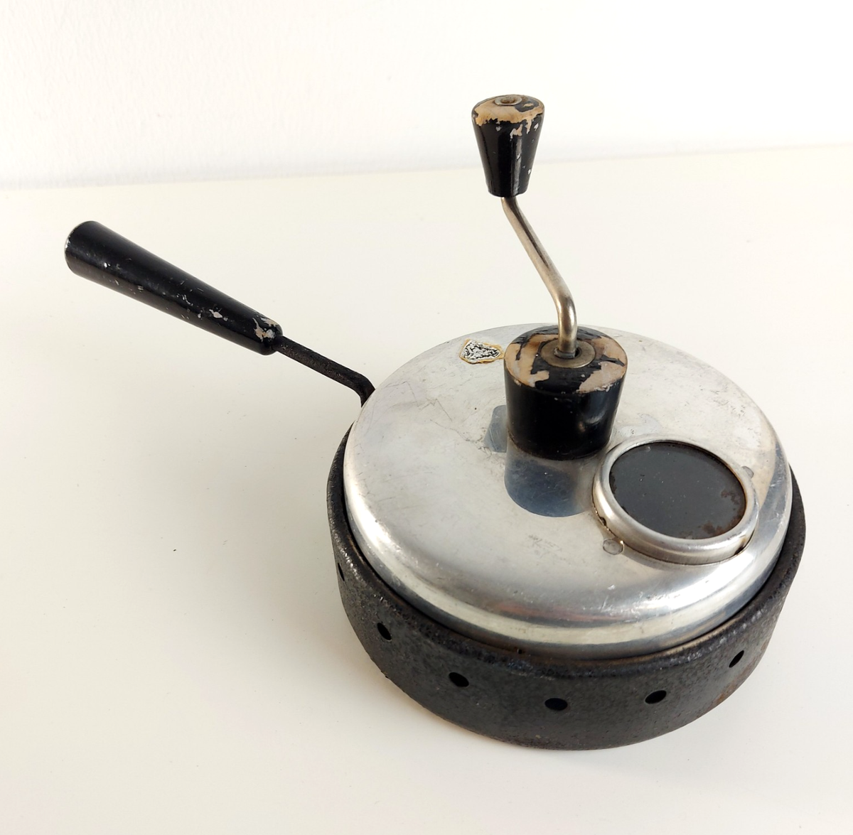 Vintage Handheld Manual Coffee Roaster, Small Size
