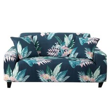 HOOBUY Printed Sofa Cover Stretch Couch Covers Sofa Slipcovers for 2 Cushion Cou
