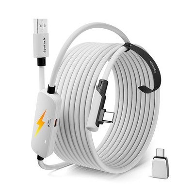 Syntech 16FT Link Cable Charging Compatible Oculus Meta Quest 3S 3 Cable