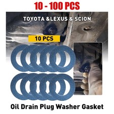 Engine Oil Drain Plug Washer Gasket 10-100x Blue Aluminum For Toyotalexusscion Engine Oil Drain Plug Washer Gasket 10-100x Blue Aluminum For Toyotalexusscion