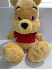Disney Winnie the Pooh Plush Bear Red Shirt Stuffed Animal Classic Yellow 12  