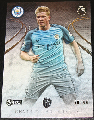 Kevin De Bruyne [Silver] #74 2016 Topps Premier Gold card