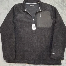 Hi-Tec Men’s Size Medium Thermo Fleece ¼ Zip Pullover Sweater Jacket NWT