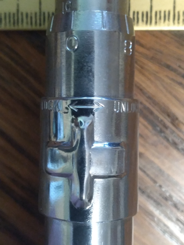 JO-LINE TOOLS 'JO-TITE 150' 1/4" TORQUE WRENCH W/ CASE 150in LBS SERIES A SIZE 1 - Picture 3 of 7