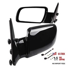 Manual Telescopic Towing Mirrors For Chevyfor Gmc Trucks 1988-1998 Driver