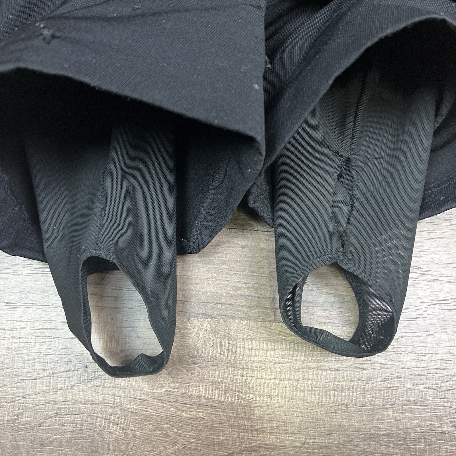 VTG FERA Ski Snowboard Wool Blend Pants Flare Legs Stirrups Black Size 30S