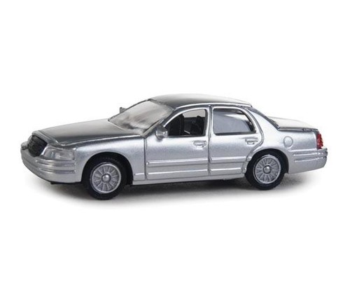 Walthers ~ HO Scale ~ Crown Victoria Police Interceptor ~ unmarkiert ~ 949-12023 | Zustand: New