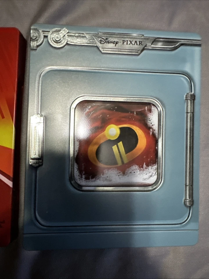 The Incredibles 1 + 2 Film Set Limited Rare 4K/Blu-ray Steelbooks New Unsealed - Image 3 of 4