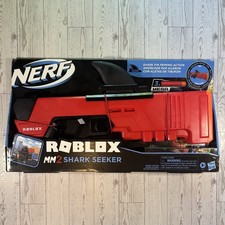 NERF Roblox MM2 Shark Seeker Dart Blaster NEW Sealed Mega  Virtual Item Code