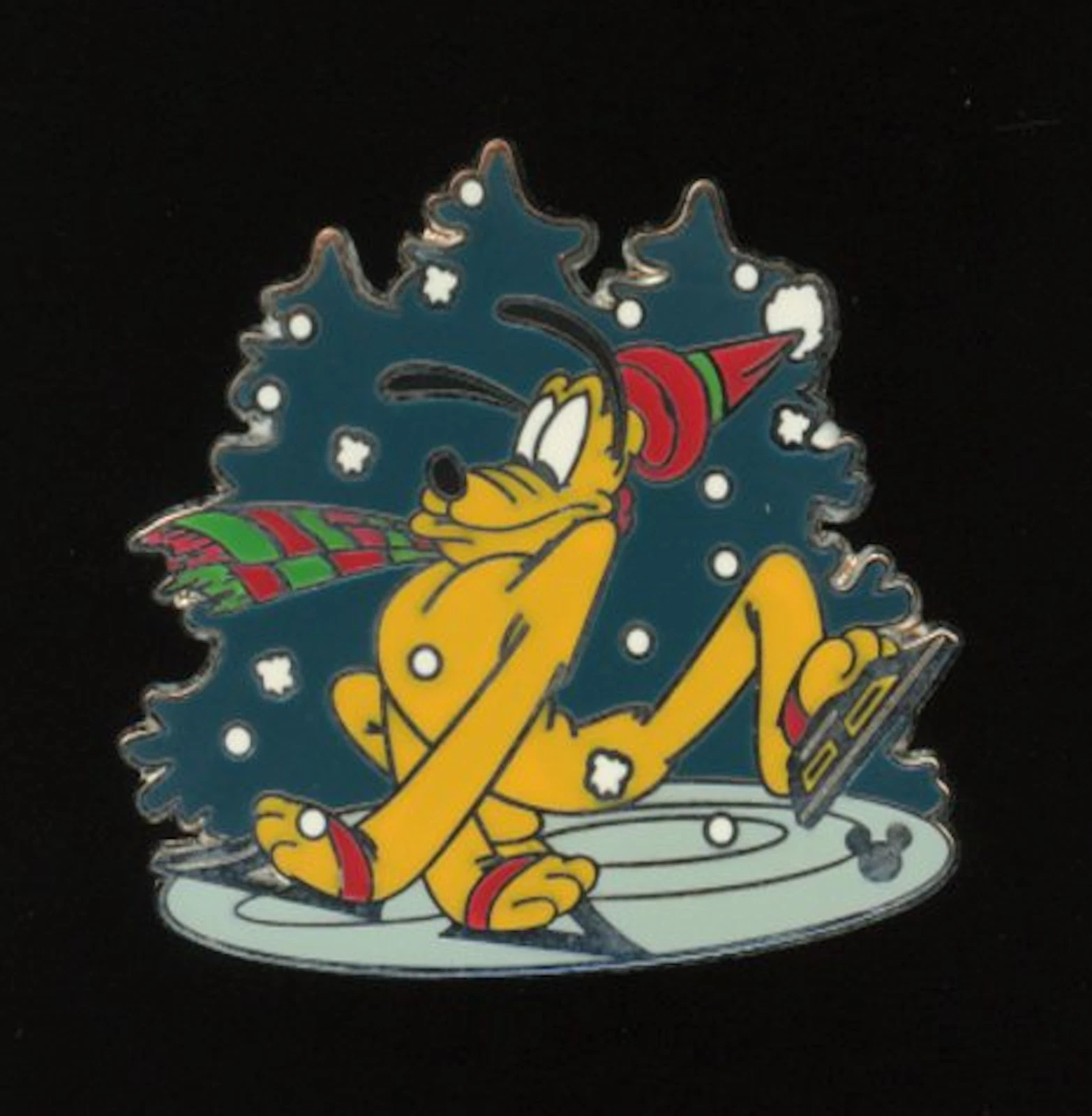 2006 DLR Cast Lanyard Series 4 Pluto Holidays Disney Pin 44567