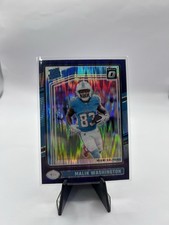 Malik Washington 2024 Optic Purple Flash Rated Rookie Card 