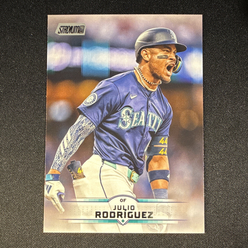 Topps 2025 Stadium Club Julio Rodriguez Seattle Mariners #185 Base Set