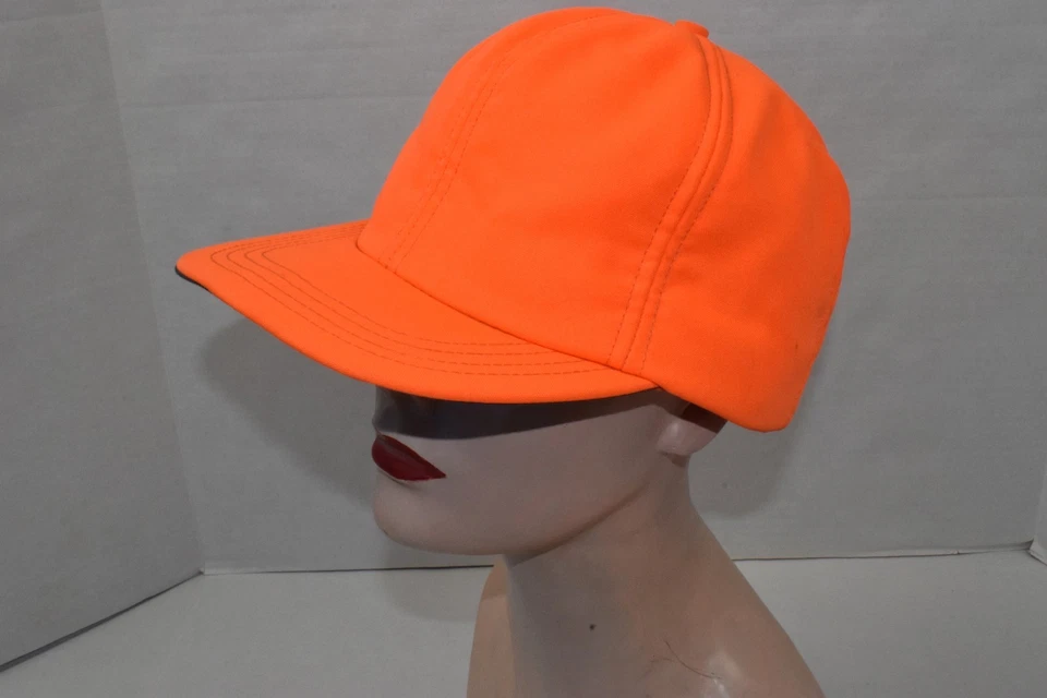 Винтажная оранжевая шляпа размер M 60-х 70-х P США флаг заправленный клапан отличном - Изображение 2 из 4