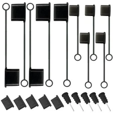 5 Pcs USB C Cable Cover + 5 USB Port Protective Cover + 5 USB C Dust Plugs Ca...