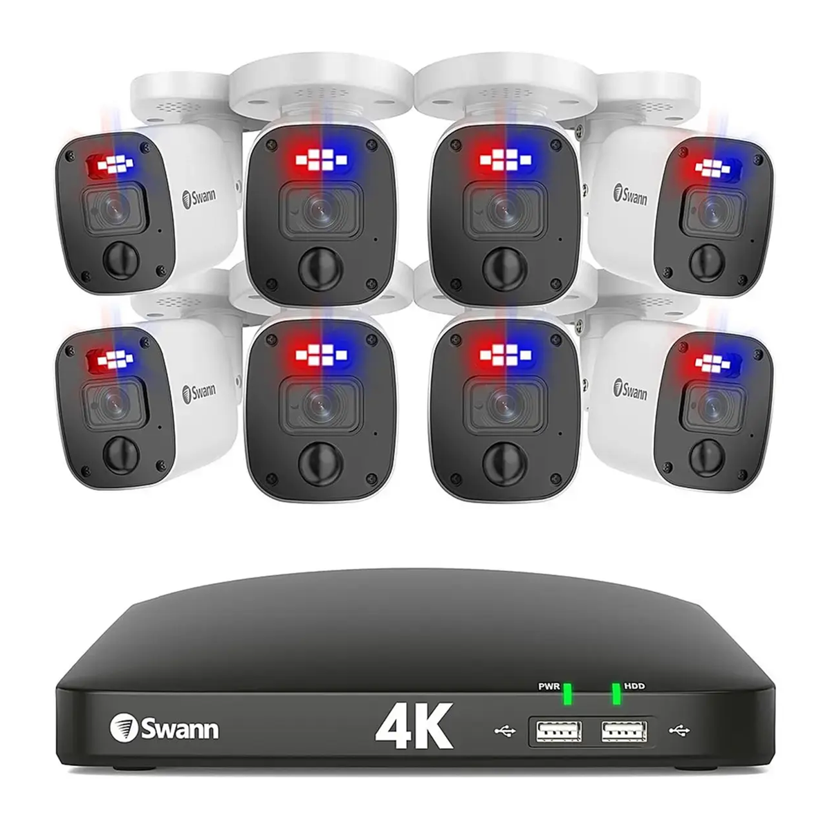 Swann Home 8-Camera 4K UHD DVR-5680 2TB HDD Security System SWDVK