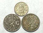 1941-1942 Netherlands Indies 1/4 & 1/10 Gulden Silver Coins Combine Shipping — photo 1