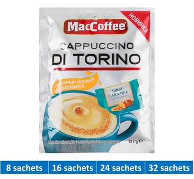 MacCoffee Cappuccino Di Torino 3 in 1 Salted Caramel Instant