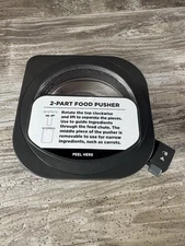 Ninja Foodi Blender Feed Chute Lid 2-Part Pusher SS401 SS400C CO401B Replacement