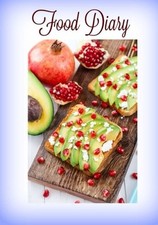 FOOD DIARY 8 X 10 FOOD JOURNAL, CALORIE TRACKER  VOLUME By Diet And Fitness
