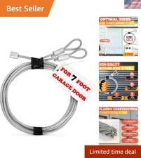 Reliable Garage Door Cables for 7ft Doors - 2 Pack, Heavy-Duty & Easy to Install