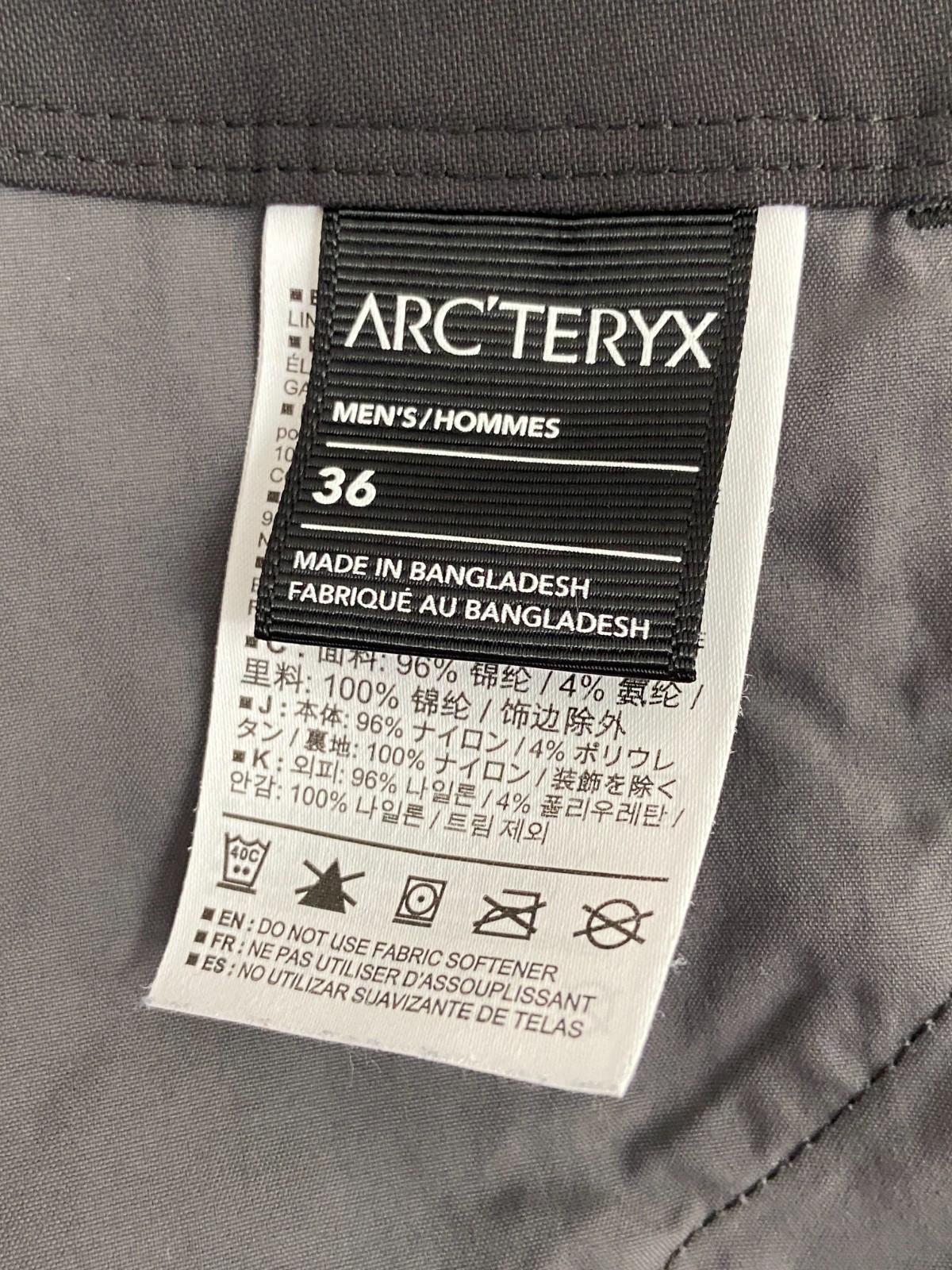 ARC'TERYX Russet 12" Corto da Escursionismo in Nylon Uomo Tg 36 Kingfisher