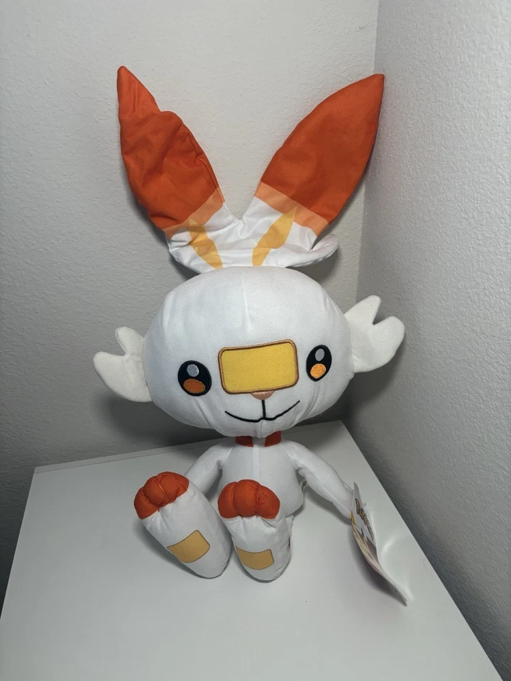 Official Licensed Pokemon Scorbunny 15” Inch Plush Stuffed Animal Toy New - Image 2 of 4