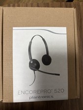 Plantronics EncorePro HW520 Headset AND adapter cable