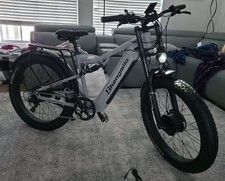 Shegnmilo NEW 26" Electric Bike 48V17.5AH E Mountain bike Dual Motor 2000W eBike