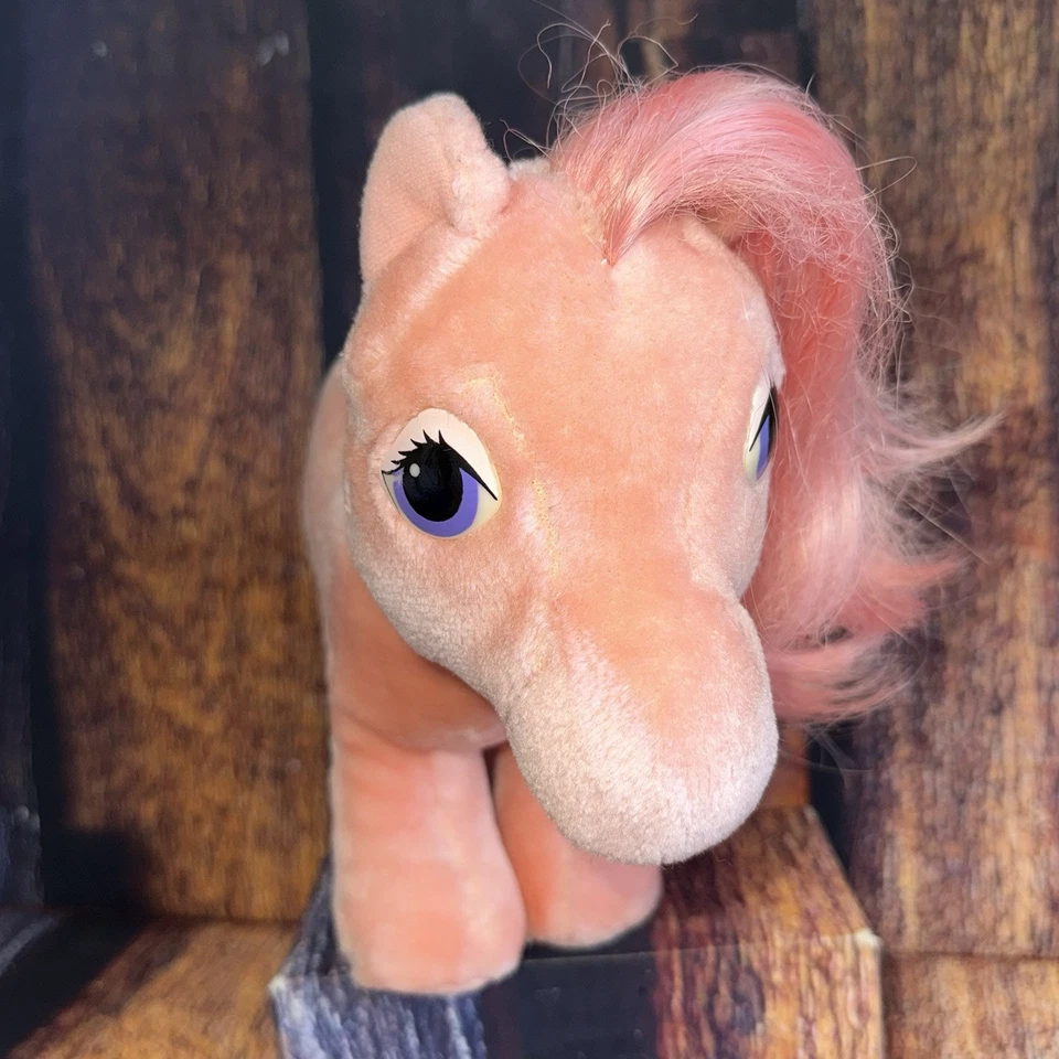 Vintage 1985 My Little Pony G1 Softies Cotton Candy Pink Plush Stuffed Toy READ - Image 4 of 4