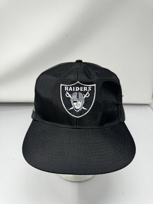 Vintage Los Angeles Raiders Nylon All Over Apex Blockhead SnapBack NWT