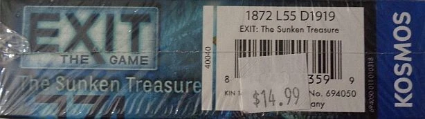 Exit The Game: The Sunken Treasure - Kosmos - Brand New Factory Sealed - Image 4 of 4