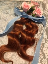 Mohair "Chestnut"- 10g Curly -6 to 8 " IN STOCK - FAST SHIP USA