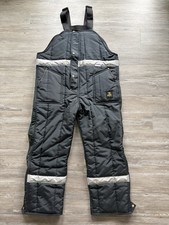 RefrigiWear 0386R Visibility Coveralls Insulated Bib Iron Tuff Overalls 2x XXL