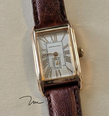 Hamilton Vintage Ladies Rectangular Dress Watch (Ref. 6266, c.1970s 1980s)
