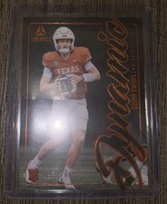 2025 Panini Luminance - Dynamic Rookies Quinn Ewers #10 Orange /100 (RC)