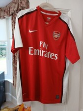 Vintage Nike Arsenal Home Shirt 2008/09 - Size L 183 Cm