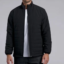 BYLT Harbor Puffer Jacket Men’s Black Large Full Zip 