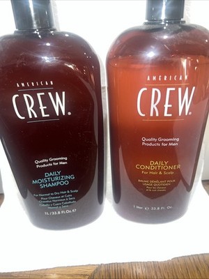 American Crew Daily Moisturizing Shampoo & Conditioner 33.8 Oz ORIGINAL  Rack 3
