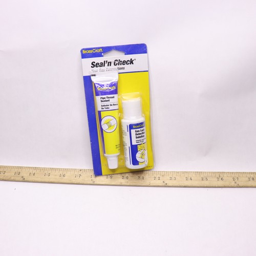 Brasscraft Seal N Check Leak Detector Solution 2 Oz Pipe Thread Sealant 1 Oz