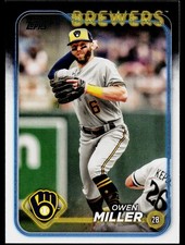 Owen Miller 2024 Topps #537 Milwaukee Brewers