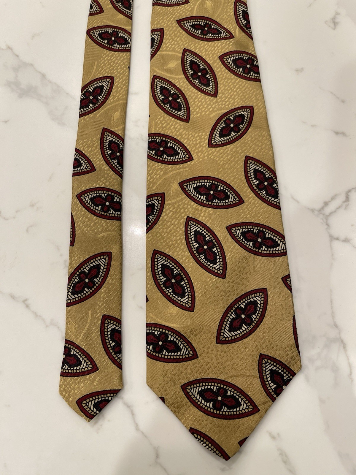 Vintage Robert Talbott Studio Abstract Paisley Me… - image 2